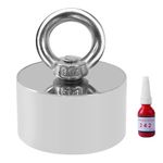 RIHEGIANT 360 Strong Magnet 1000lb Pull Force Fishing Magnet | Neodymium Powerful for Fish and Magnetic Recovery Salvage | Man's Choice
