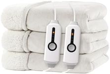 RALYSUN Electric Heated Blanket Que