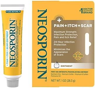 Neosporin Pain Itch Scar Antibiotic Ointment for Infection Prevention and Pain Relief, 1.0 oz