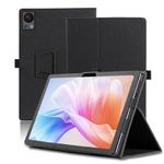 Case for DOOGEE T30S, 11 inch, DOOGEE T30S Tablet Case, Folding Stand Protective Cover with Pencil Holder and Wrist Strap, Full Protection. (Black)