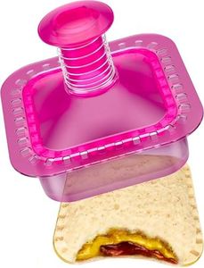HiYZ Sandwich Cutter and Sealer - UncrustBell Sandwich Cutter - Crustless Sandwich Maker - Peanut Butter and Jelly Sandwich Maker - Decruster Cookie Cutter for Kids Children Boys Girls