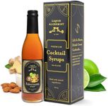 Liquid Alchemist Falernum Syrup for Cocktails - Real Ingredients Make our Falernum Cocktail Syrup a Great Mixer for any Tiki Cocktail - Our Falernum Drink Syrup is Non-GMO Gluten Free & Vegan (12 oz)