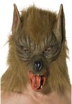 Smiffys Wolf Mask, Brown