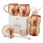 Moscow Mule Copper Mugs | Set of 4 