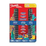 Sharpie Creative Markers Variety Pack, Water-Based Acrylic Paint Markers, Assorted Tips and Colours, 36 Count