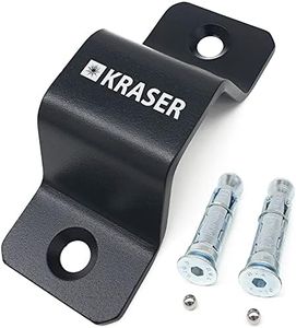 KRASER KR40B Security Anchor for Chain up to ø40, High Security, 2 Expansion Bolts, Anti Theft Floor and Wall Ground for Chain, Parking, Garage, Motorcycle, Trailer, Scooter, Bike