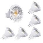 Bonlux GU4.0 MR11 LED Light Bulbs,3 Watt 12 Volt Led Bulb,270 Lumen, Warm White 3000K,Non-dimmable,35° Beam Angle, 30W Halogen Bulbs Equivalent,Landscape/Accent/Recessed/Track Lighting, 6-Pack