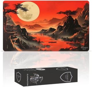 GuardMat - Scarlet Lake (Bordes Cosidos) - Tapete para Cartas Magic - Alfombrilla para Magic The Gathering - Playmat Compatible con MTG, Pokemon, Señor de los Anillos, TCG, Juegos de Mesa