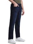 Jack & Jones Mens Blue Clark Regular fit Mid Rise Jeans