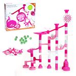 MindWare Marble Run Sparkle Builder Set The Next Generation Marble Maze Kids Toys - STEM Marble Run - Recommended for Ages 6+ - Educational Gift for Girls and Boys