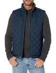 Brooks Brothers Men's Standard Diamond Quilted Vest, Navy