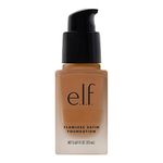 e.l.f. Cosmetics Studio Flawless Finish Liquid Foundation, Caramel, Porcelain Semi-Matte Finish, 0.8 Ounce