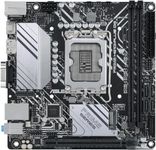 ASUS Prime H610I-PLUS D4 LGA 1700(Intel 12th Gen&Intel vPro) Mini ITX Motherboard(PCIe 4.0,DDR4,USB 3.2 Gen 1 Type-A,1Gb LAN,DP/HDMI/D-Sub,V-M.2(E),Q-LED,Mono-Out Header with amp IC,SPI TPM Header)