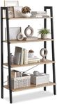 VASAGLE Ladder Shelf, 4-Tier Booksh