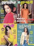 Grehshobha Vanita Saheli and Grehlaxmi Pack of 4 Woman's Interest Magazines April 2023 Latest Editions