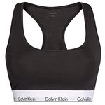 Calvin Klein Women's Plus Size Bralette - Modern Cotton, Black (Black 001), 1XL