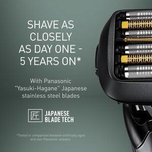Panasonic 6-Blade Electric Shaver – Wet & Dry Men's Razor