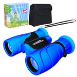 Binoculars for Kids High-Resolution 8x21,Shockproof Compact Kids Binoculars with Neck Strap for Bird Watching, Hiking,Camping, Travel, Learning, Spy Games(Dark Blue)