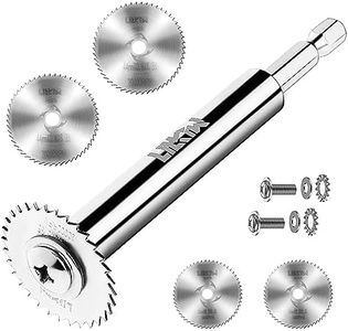 LitKiwi PVC Pipe Inside Cutter(4Pcs Saw Blades) with 1/4" Hex Shank,Plumbing Inside Cutter Internal Plastic ABS Pipe Cutter,1-1/4" & 1-3/4" Or Larger Diameter