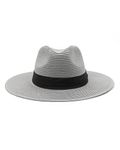 Zylioo Large Head Women's Beach Hats,Men's Straw Panama Hat,Foldable Summer UV Hat,Packable Travel Sun Hats