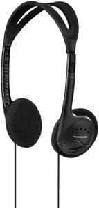 Thomson HED1115 Cuffia ad Archetto con Jack da 3.5 mm, Nero