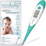 OCCObaby Clinical Digital Baby Thermometer - LCD, Flexible Tip, 10 Second Quick Accurate Fever Alarm Rectal Oral & Underarm Use - Waterproof Baby Thermometer for Infants & Toddlers