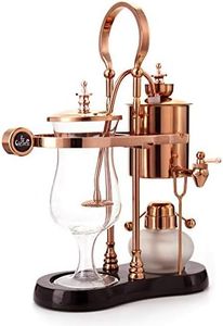 Diguo Belgian/Belgium Luxury Royal Family Balance Syphon Coffee Maker. Elegant Retro-Style Design. Color Rose Golden. Capacity: 500ml/17 oz.