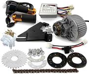 450W Newest Electric Bike Left Drive Conversion Kit Can Fit Most of Common Bicycle Use Spoke Sprocket Chain Drive for City Bike (36V Twist Kit)
