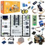 PicoBricks Raspberry Pi Pico W Starter Kit with 12 Detachable Sensors and Extensive Learning Guide, Raspberry Pi Kit, Raspberry Pi Starter Kit