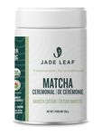 Jade Leaf Matcha Organic Ceremonial Grade Matcha Green Tea Powder - Barista Blend - 100% Pure Japanese First Harvest Green Tea for Lattes from Uji and Kagoshima, 100g (Pack of 1)