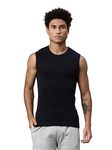 Levi's Men's Style #014 Gym Regular Fit Solid Vest (#014-VEST-NAVY-P1_Navy_M)