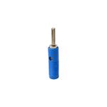 Electronic Spices 4mm 15A Blue Color Male Plug Banana Connector Pack of 10pcs