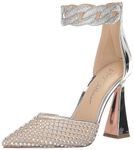 Betsey Johnson Women's Jad Pump, Silver, 8