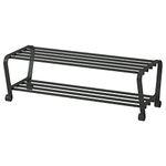 Ikea Alloy Steel Portis Shoe Rack, Black, 90 cm (35 3/8 Inch)