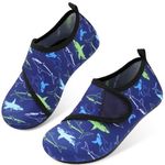 JOINFREE Boys and Girls Quick -Dry Beach Shoes Toddlers Summer Sports Aqua Shoes GBlue Shark 2.5-3.5 Little Kid