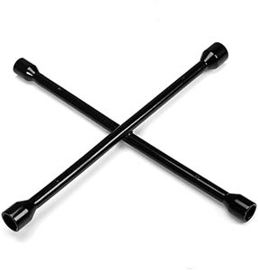 Torin TRX31101-14F Professional 14" Universal Heavy Duty 4-Way Cross Lug Wrench, Black