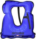 Scuba Choice Snorkel Vest for Adult with Crotch Strap, Durable Inflatable Snorkeling Vests fit Adults Over 200lbs, Easy Oral Inflator, Nylon & TPU Material - Royal Blue, XL