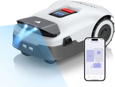ANTHBOT Genie3000 Robot Lawn Mower - NO Wire, Full Band RTK+4-Eye Vision Robotic Lawnmower for 0.91 Acre, Auto Mapping, Multi-Zone Management, Accurate Obstacle Avoidance, Intelligent Path Planning