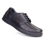 Pierre Cardin Men's Leather Uniform Dress Shoe (PC 9024 Black)