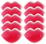 Ice Pack for Lip Filler, Lip Ice Pack Bulk Small Ice Pack for Mouth, Injections, Injuries, Bruises (Pink (10 Count))