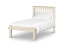 Julian Bowen BAR013 BARCELONA Bed, Wood, White