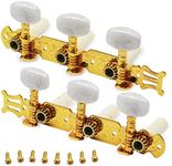 SAPHUE A set of 1R1L Gold Classical Guitar Tuning Pegs Keys Tuners Machine Heads