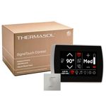 SignaTouch Digital Controller for Thermasol Pro Series Steam Shower Generator (Recessed Installation, Polished Chrome) STC-SVSQ-PC