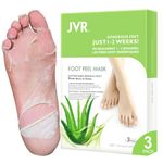 Foot Peel Mask 3 Pairs - Cracked Heels & Dead Dry Skin, for Smooth & Soft Feet, Aloe Vera