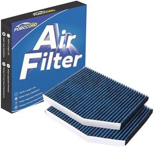 Forccord 2-Pack HEPA Cabin Air Filter Fits for A4 Q5 S4 S5 RS5 Audi A4 Quattro A5 Quattro Macan allroad SQ5 Activated Carbon Cabin Filter Replacement CF11179 CUK 2450 LAK386 8K0819439B Car Accessories