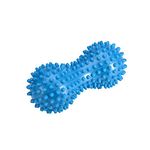 IRIS Spiky Massage Ball Roller - Perfect for Plantar Fasciitis, Trigger Point, Deep Tissue, Myofascial Release - Designed to Relieve Stress, Size: 15 cm x 7 cm (Blue, 1 Pc)