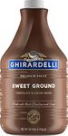 Ghirardelli Sweet Ground Chocolate & Cocoa Sauce Pump Bottle, 85.9oz