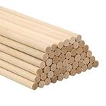 ONUPGO 50 PCS Dowel Rods Wood Stick