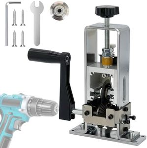 LILOOVKE Abisolierzange1-25mmAbisolierwerkzeug Abisoliermaschine für Handkurbel oder Bohrmaschine Manuelle Abisolierzange Kann fixiert oder entfernt werden Kabelabisolierer für Kupferschrott Recycling