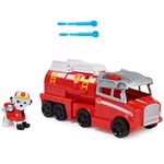 Paw Patrol Big Truck Pup’s Marshall Transforming Toy Truck with Collectable Action Figure|Vehicle Set with launch Water Cannon|Learning Activity Set|Roleplay Toy For Kids 3+|Birthday Gift|MadeIn India